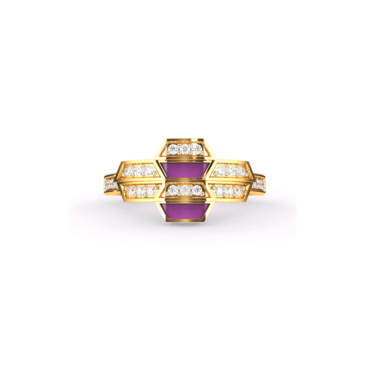 Round Cut Vintage Style Diamond Ring
